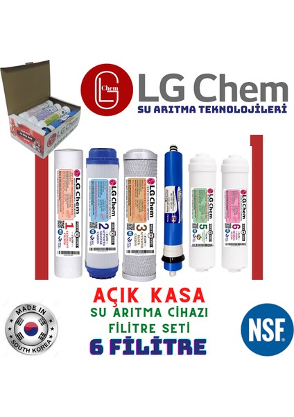 Açik Kasa 6 Li Fi̇li̇tre Seti̇