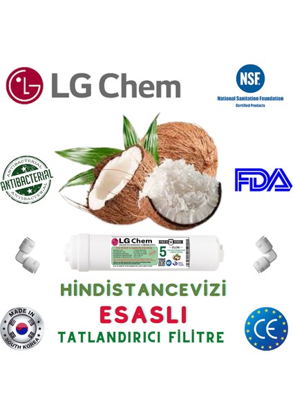 Kapali Kasa 5 Li̇ Fi̇li̇tre Seti̇ Inli̇ne Qui̇ck Duş Başliği Hedi̇yeli̇
