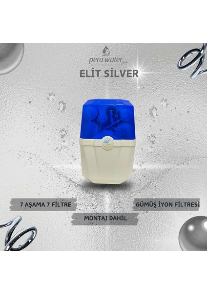Elit Silver 7 Aşamalı Gümüş Iyonlu+Mineralpompasız Su Arıtma Cihazı indirimleri