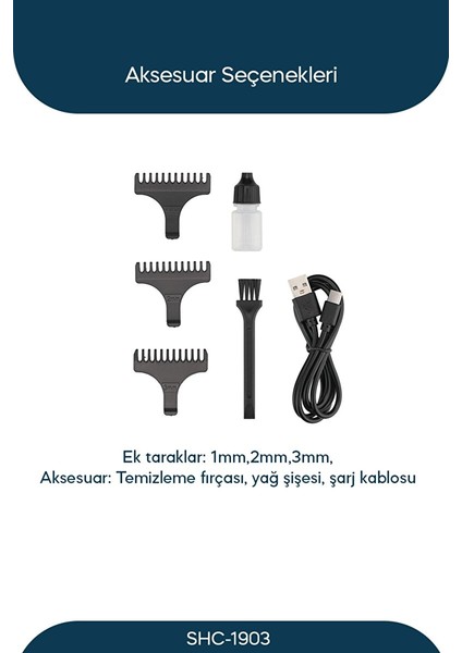 SHC-1903 Saç Kesme Makinesi