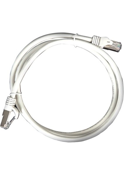 Bakır Patch Kablo CAT6A U/ftp 3mt Lszh Gri Patch Cord Folyo Korumalı 2 Yıl Garantili 2 Adet