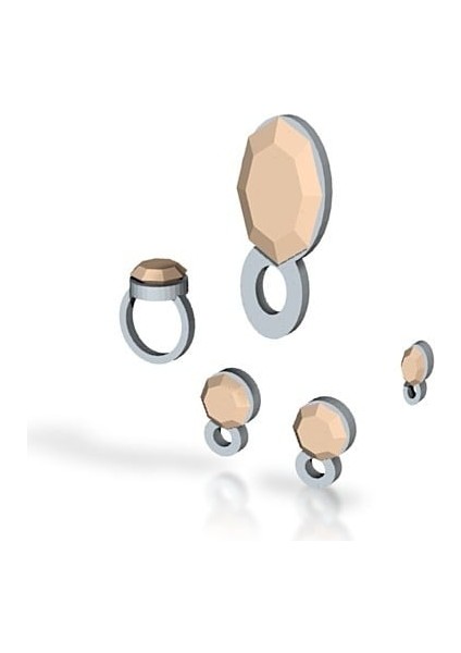 Lara Kayısı Delight Mücevher Seti (Sadece Plastik Aparattır!!!) 3D fiyatları