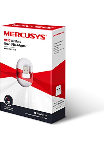 Mercusys MW150US 150MBPS Kablosuz USB Adaptör