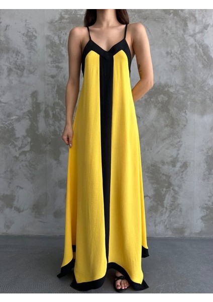 Askılı Maxi Boy Elbise indirimleri