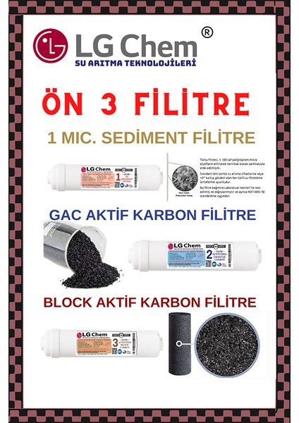 Gold Kirmizi Abs Kirilmaz Kasa Pompali Montaj Dahi̇l 12 Li̇tre 7 Fi̇li̇tre 14 Aşama Su Aritma Ci̇hazi