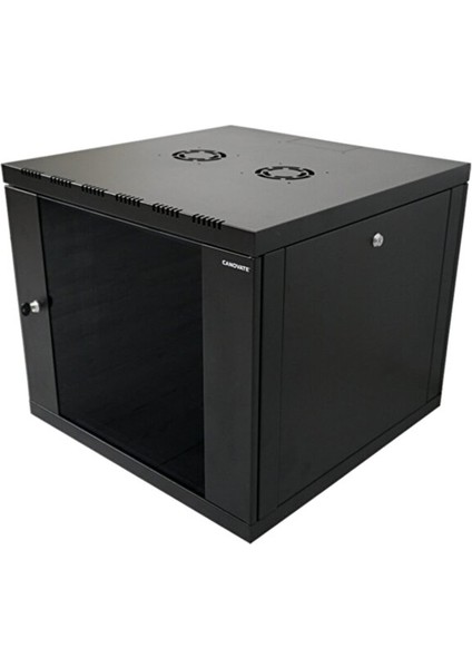 9u 19'' 600X560MM Duvar Tipi Kabinet Tek Gövdeli Siyah 2 Yıl Üretici Garantili