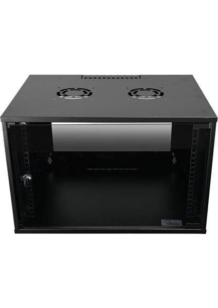 6u 545X400 mm Duvar Tipi Soho Rack Kabinet Siyah 2 Yıl Üretici Garantili