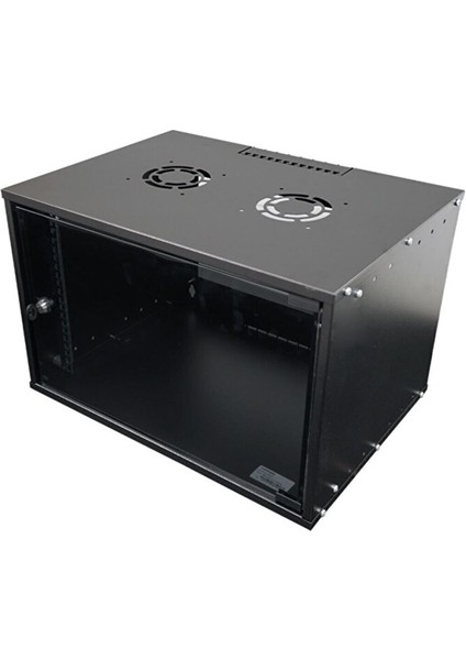 6u 545X400 mm Duvar Tipi Soho Rack Kabinet Siyah 2 Yıl Üretici Garantili