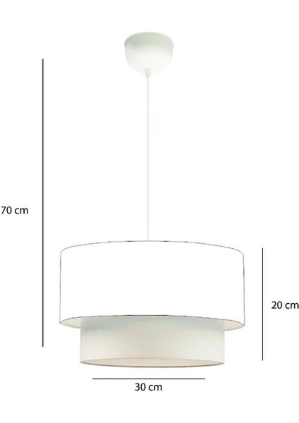 A&g Çocuk Odası Avize ve Abajur Seti Kelebek Desenli Pvc Başlık