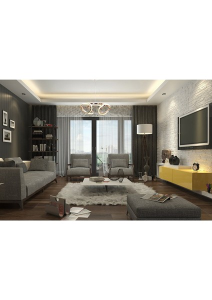 Şans Modern Avize LED 44W 45X42CM Alüminyum Profil Bakır -AV-6117-4BKR fırsatları