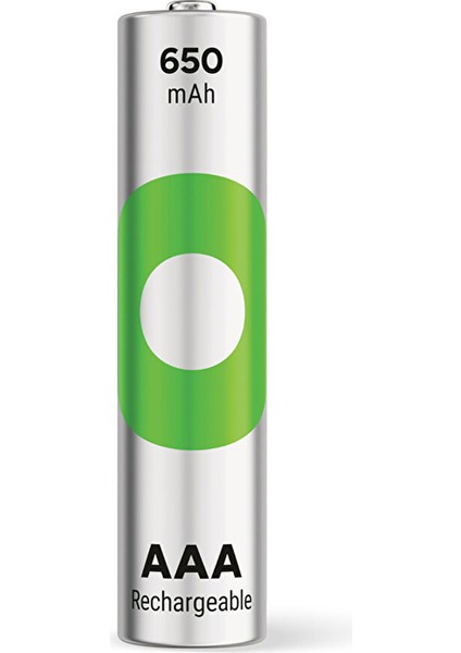 Batteries Recyko 650 Aaa Ince Kalem Ni-Mh Şarjlı Pil 1.2 Volt 2li Kart