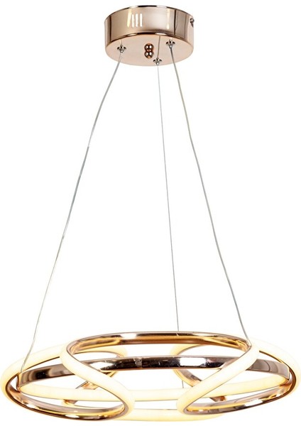 Tepsi Modern Avize LED 49W 42X42CM Alüminyum Profil Bakır -AV-6161-3BKR fiyatları