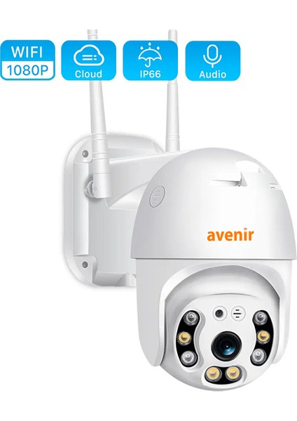 AV-M20 2mp Full Hd Insan Algılama Çift Yönlü Ses 360° Dönebilen Su Geçirmez Kamera