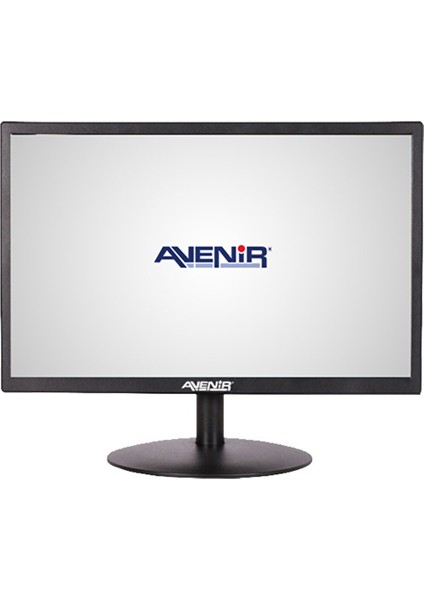 AV-M19A 19" Inç LED Monitör USB / HDMI / VGA Dahili Hoparlörlü ve Kumandalı