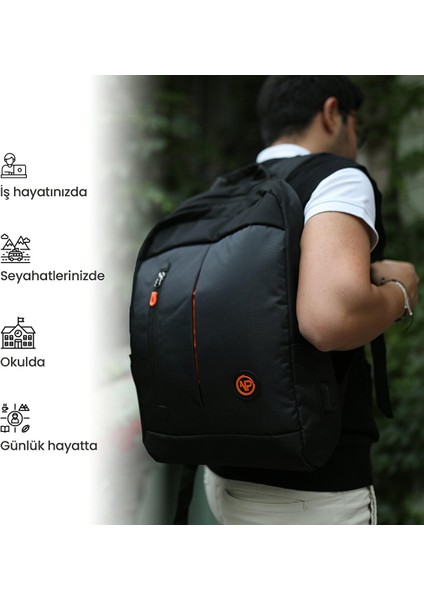 Citylife CL01S Smart 16" Notebook Sırt Çantası-Siyah fırsatları