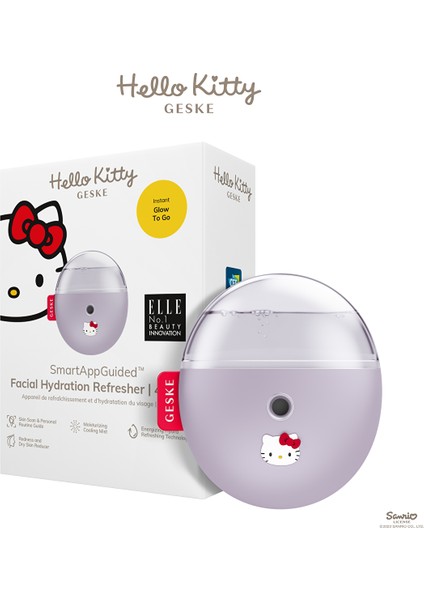 Hello Kitty Buharlı Cilt Nemlendirici ve Yenileyici Yüz Bakım Cihazı | Facial Hydration Refresher Mor
