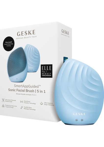 Yüz Temizleme ve Cilt Bakım Cihazı | Sonic Facial Brush Mavi