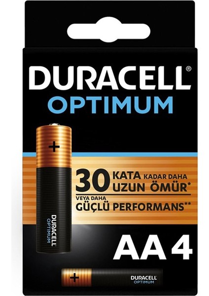 Optimum Aa Alkalin Pil, 1,5 V Lr6 MN1500, 4’lü Paket modelleri