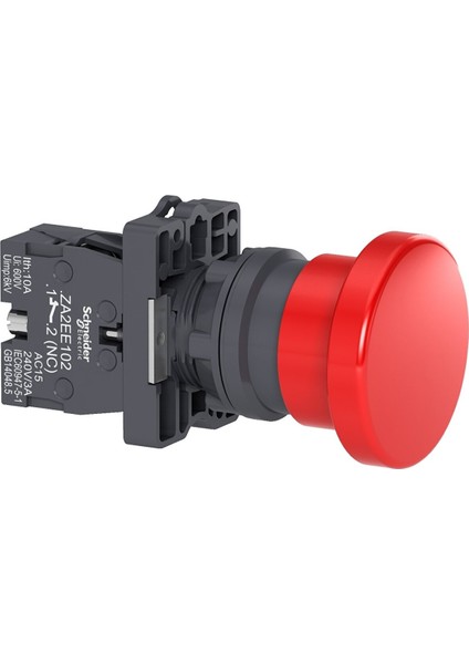Electric XA2EC42 1 Nk Kırmızı Mantar Kafalı, Yaylı Buton