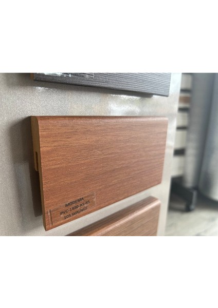 By Istanbul Modema 8cm Renkli Pvc Kaplama Parke Süpürgelik Modelleri 105 Walnut modelleri