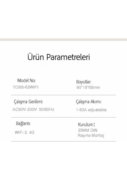 Wifi Akıllı Voltaj ve Akım Koruma Rölesi, Dahili Enerji Ölçer 63A Ewelink Uyumlu - Tek Kutup fırsatları