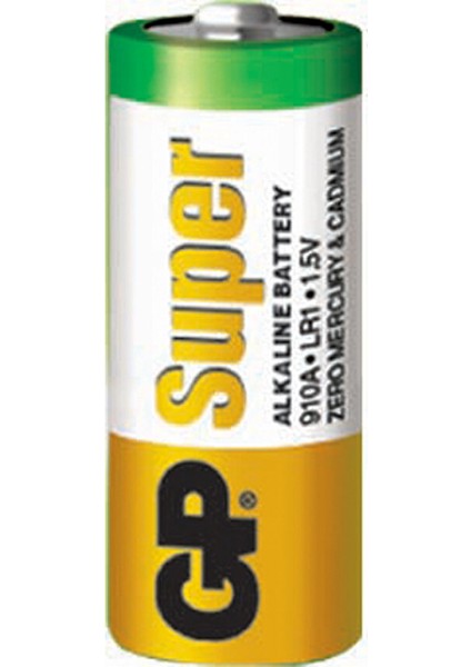 Batteries 910A Süper Alkalin LR1/N/910A Boy Yarım Kalem Pil, 1.5 Volt, 2'li Kart
