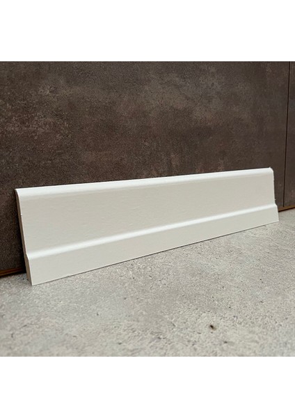 S501 8 cm Lake Beyaz Laminant Parke Süpürgelik