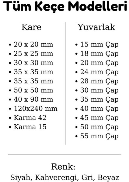 Siyah 33 Adet 2,4 cm Yuvarlak Yapışkanlı Sandalye, Masa, Koltuk Altı Parke Koruma Keçesi fiyatları