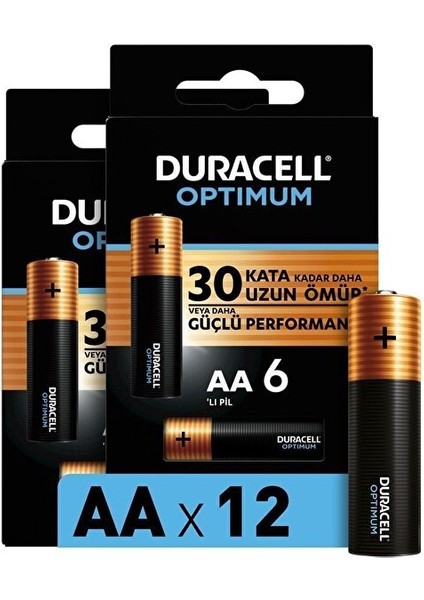 Optimum Aa Alkalin Pil, 1,5 V Lr6 MN1500, 12’li Paket fiyatları