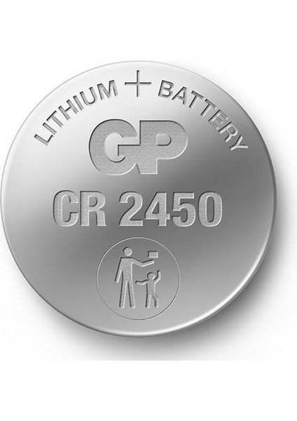 Batteries CR2450 2450 Boy Lityum Düğme Pil 3 Volt Tekli Kart