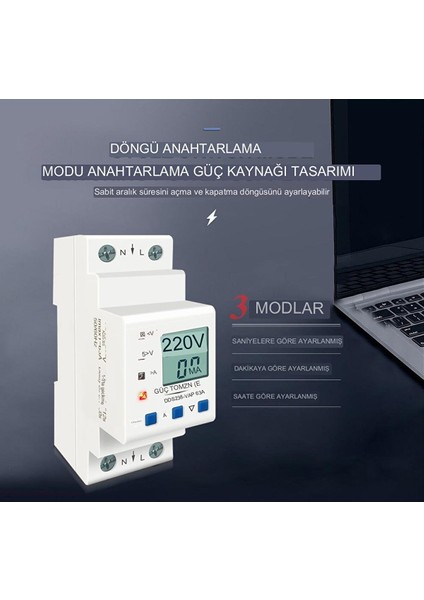 Hiking Gerilim Koruma Rölesi 80A Yüksek Alçak Voltaj Akım Koruyucu Röle Elektrik Bekçisi modelleri