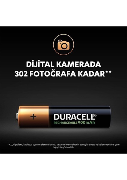 Şarj Edilebilir Aa Kalem Pil (2'li Paket), 1300 Mah Nimh, 2000 Şarj Döngüsü, indirimleri