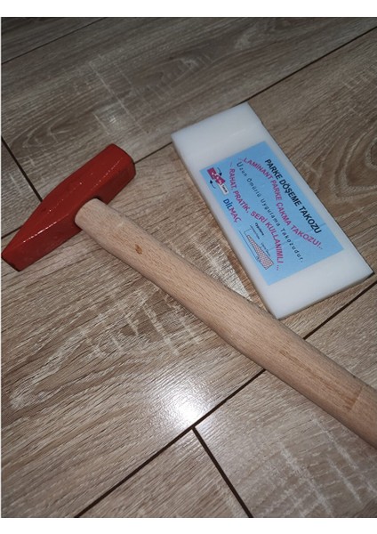 Laminant Parke Polyamid Döşeme Çakma Takozu 2CM*17CM ve 500GR Çekiç