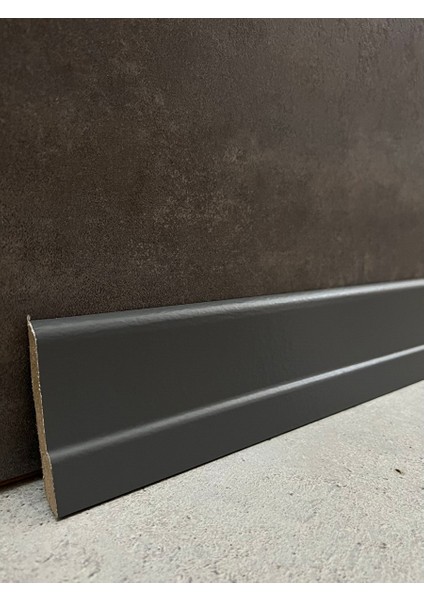 S227 8 cm Lake Antrasit Laminant Parke Süpürgelik