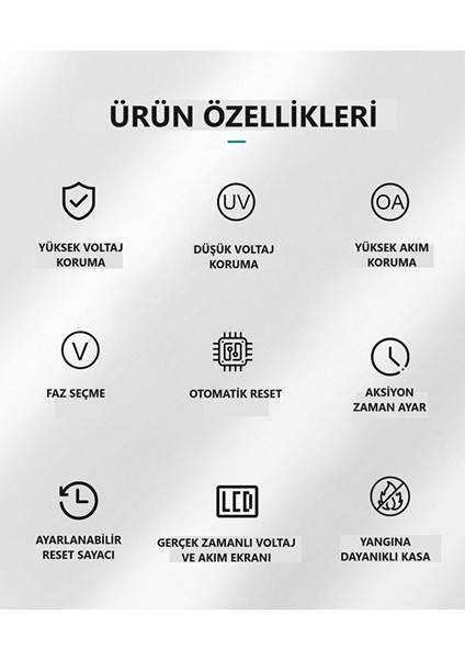 Otomatik Faz Seçici ve Yüksek Alçak Voltaj Akım Koruma Rölesi 100A Elektrik Bekçisi fiyatları