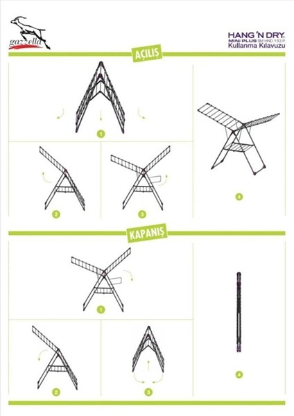 Çamaşır Kurutmalık Mini Plus Hang N Dry Sm Hnd 153 P