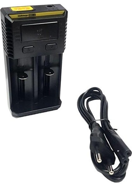 I2 Intelli Charger Li-Ion Universal Pil Şarj Cihazı 2li fırsatları