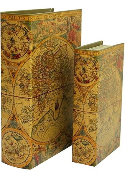 Kutu Kitap Harita 2'li Set KNM-C0142