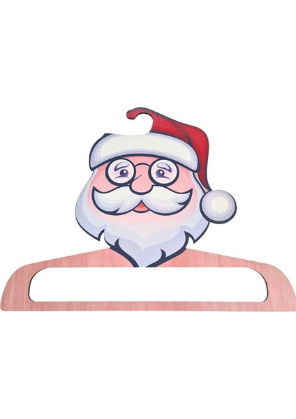 Di̇ji̇tal Baskili Ahşap Elbi̇se Askisi Noel Babali fiyatları