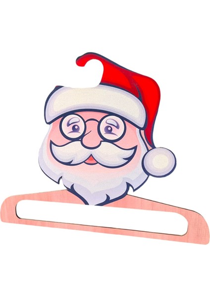 Di̇ji̇tal Baskili Ahşap Elbi̇se Askisi Noel Babali modelleri