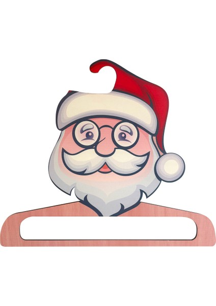 Di̇ji̇tal Baskili Ahşap Elbi̇se Askisi Noel Babali indirimleri