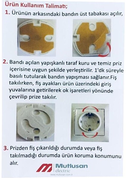 Prizmatik Çocuk Koruma Kapağı