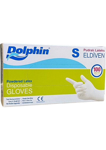 Lateks Pudralı Eldiven Beden S 100LÜ Paket S