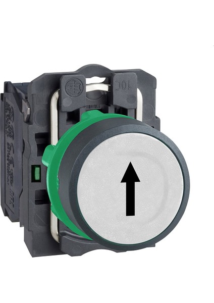 Electric XB5AA3341 Beyaz Buton 22 Yaylı Dönüş 1na "yukarı Ok"
