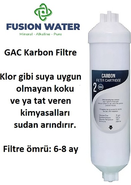 Kapalı Kasa Su Arıtma Cihazlarına Uyumlu 4'lü Filtre Seti / Inline Filtre Seti modelleri