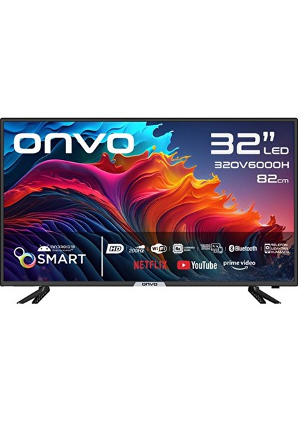 32OV6000H Hd 32" 82 Ekran Uydu Alıcılı Android Smart LED Tv