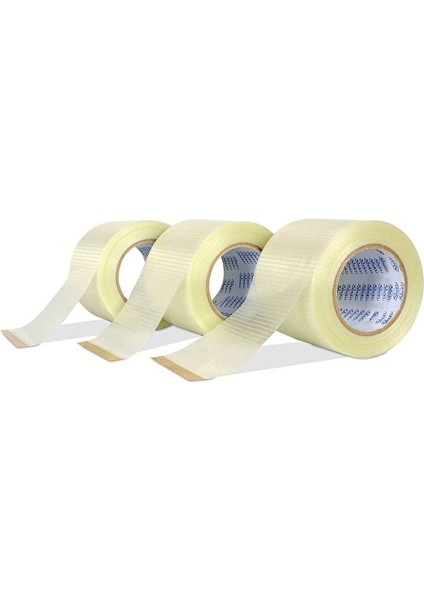 Enine Boyuna Lifli Filament Bant 100 mm x 50 Metre x 3 Rulo modelleri