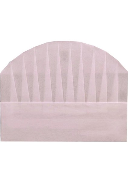 Tela Aşçı Kepi 23 Cm. Beyaz 20 Adet