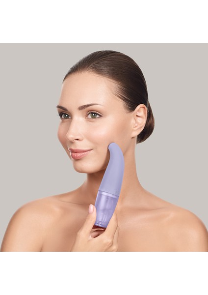 Aqua-Stream Çift Başlıklı Siyah Nokta ve Yüz Temizleme Cihazı | Aqua-Stream Face Cleanser Mor fırsatları