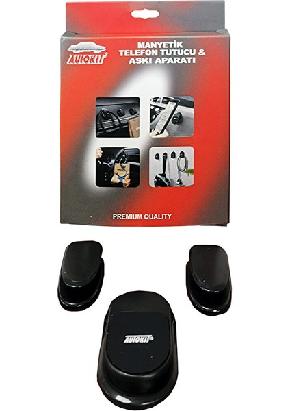 Autokit Manyetik Kancalı Telefon Tutucu